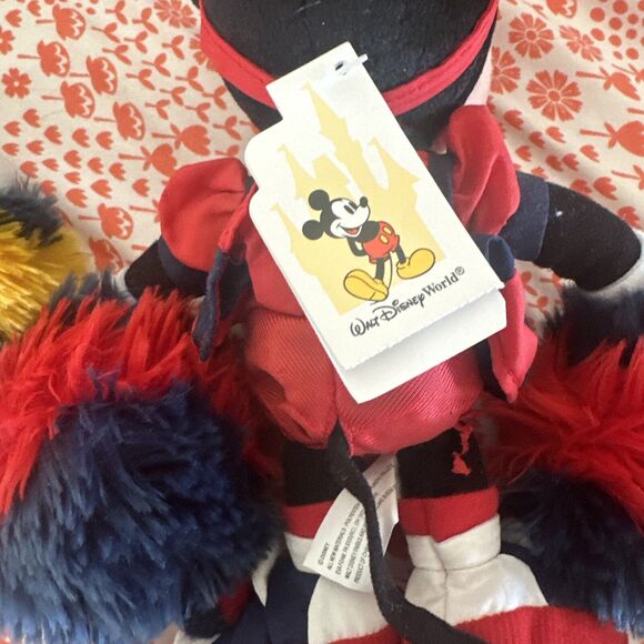 2 Vintage Disney Minnie Mouse Cheerleader Plush Walt Disney World Stuffed - Picture 12 of 16